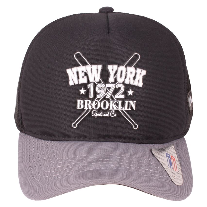 Boné Aba Curva Snapback Trucker Classic Hats New York 1972