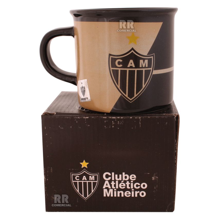 Caneca do Atlético Mineiro em Porcelana Estilizada 400 ml