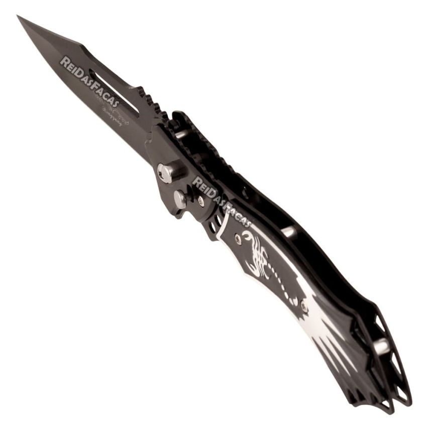 Canivete Tático Preto Scorpion K-860
