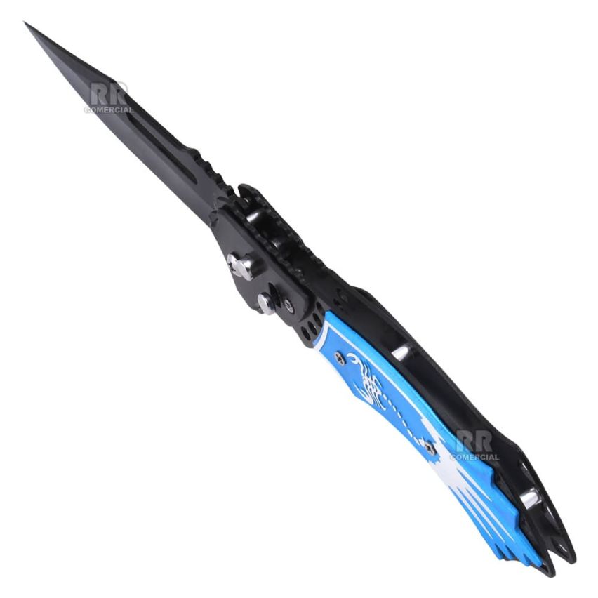 Canivete Tático Azul Scorpion K-860