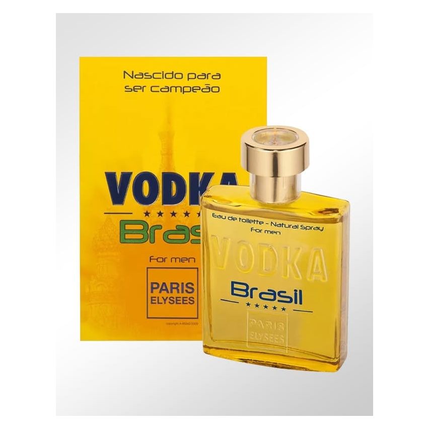 Perfume Vodka Paris Elysees Brasil Yellow Masculino 100 ml