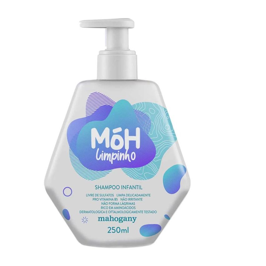 Shampoo Mahogany Infantil Móh Limpinho 250 ml